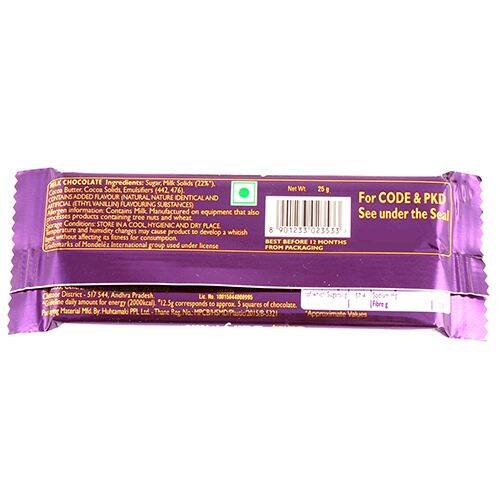 Cadbury Dairy Milk Chocolate, 23 g Pouch