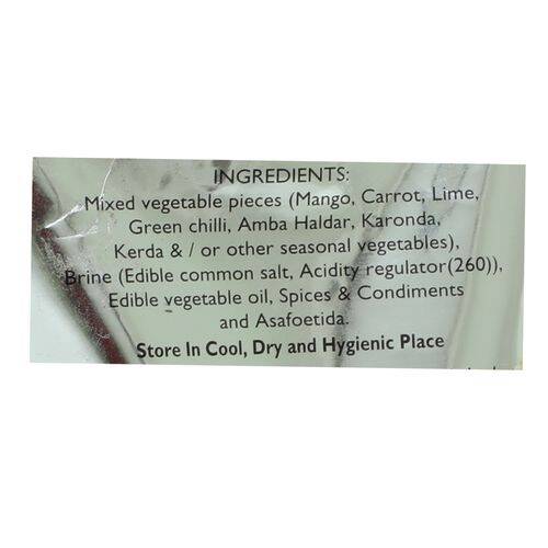 Mother's Recipe Pickle - Mixed, 500 g Pouch