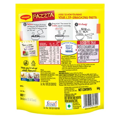 MAGGI Pazzta - Tomato Twist, Instant Pasta, 64 g
