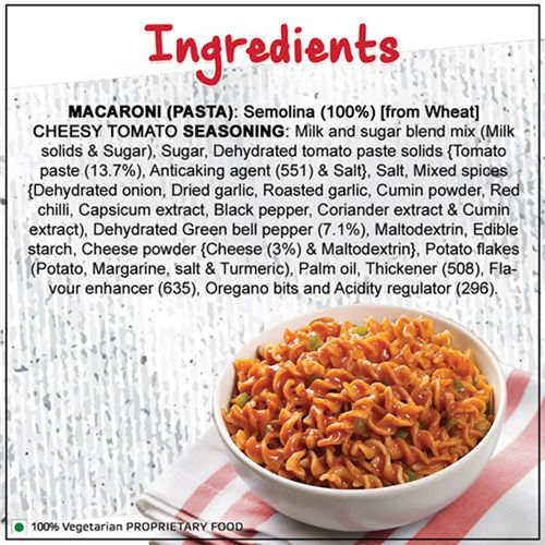 MAGGI Pazzta - Tomato Twist, Instant Pasta, 64 g