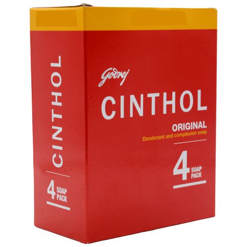 Cinthol Original Bath Soap, 100 g (Pack of 4)