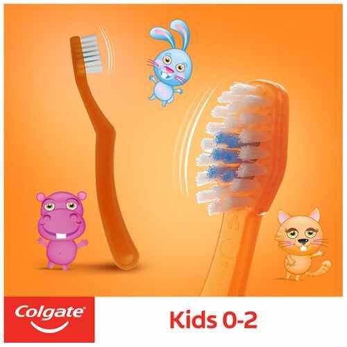 Colgate Kids 0-2 Years Extra Soft Toothbrush, 1 pc
