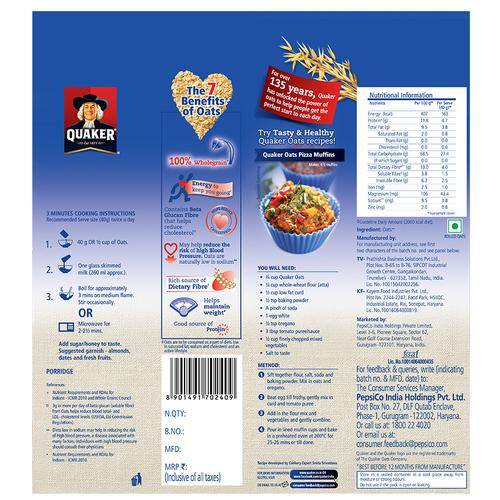 Quaker Oats, 200 g Pouch