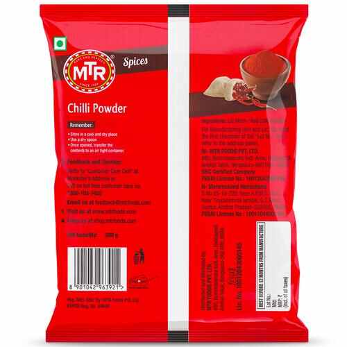 MTR Chilli Powder - Stemless, 200 g Pouch