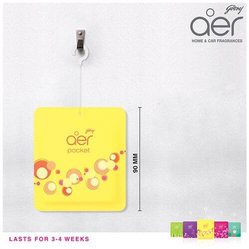 Aer Pocket - Bathroom Air Fragrance, Bright Tangy Delight, 10 g