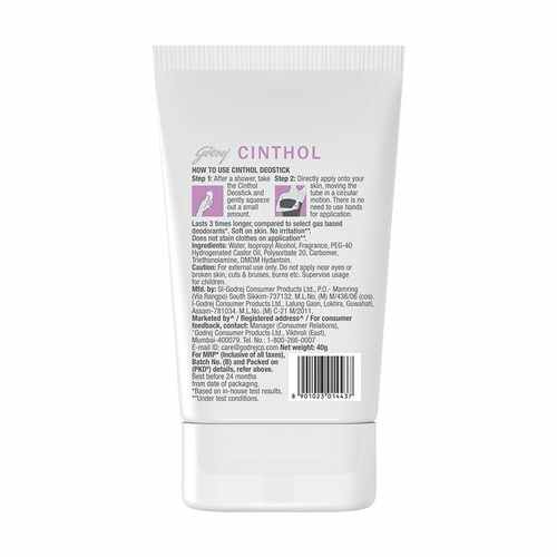 Cinthol Aura - Deostick For Women, Cream Based Deodorant, 40 g