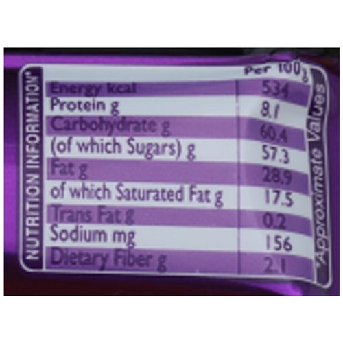 Cadbury Dairy Milk Chocolate, 50 g