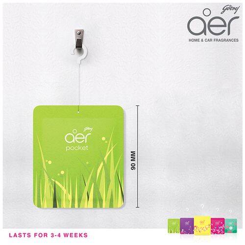 Aer Pocket - Bathroom Air Fragrance, Fresh Lush Green, 10 g