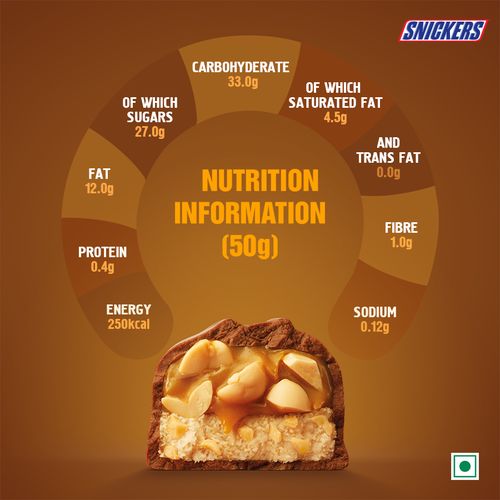 Snickers Peanut Filled Chocolate Bar - Duos, 80 g