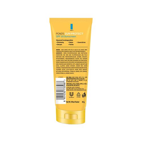 Ponds Sun Protect Non-Oily Sunscreen SPF 50, 80 g