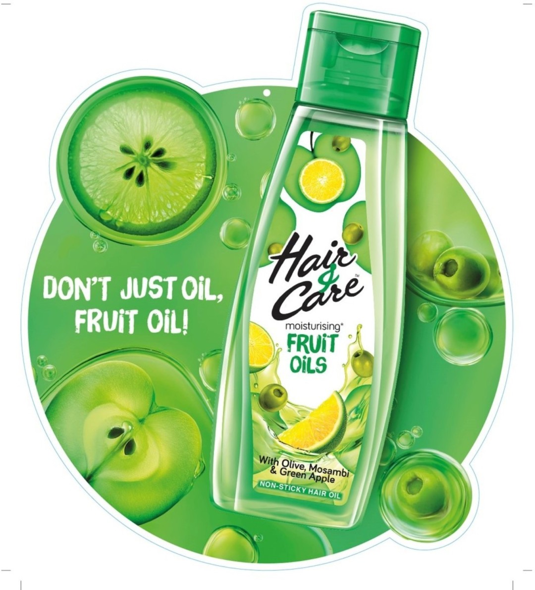 Hair & Care Fruit Oils with Olive, Mosambi & Green Apple (Non - Sticky Hair Oil) Hair Oil 200 ml