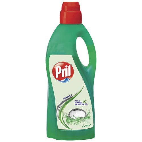 Pril Dishwash Liquid - Lime, 2X Active, 2 L Bottle