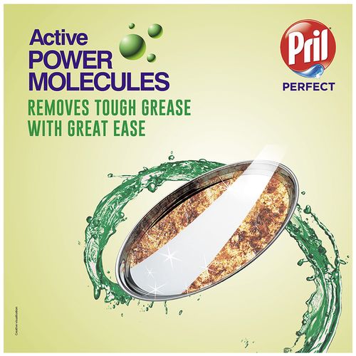 Pril Dishwash Liquid - Active 2X Lime, 225 ml