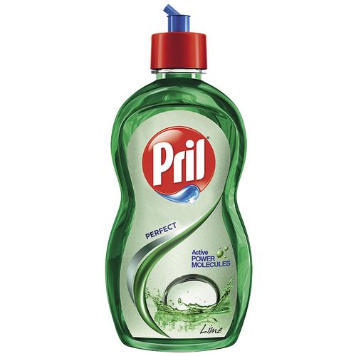 Pril Dishwash Liquid - Active 2X Lime, 425 ml