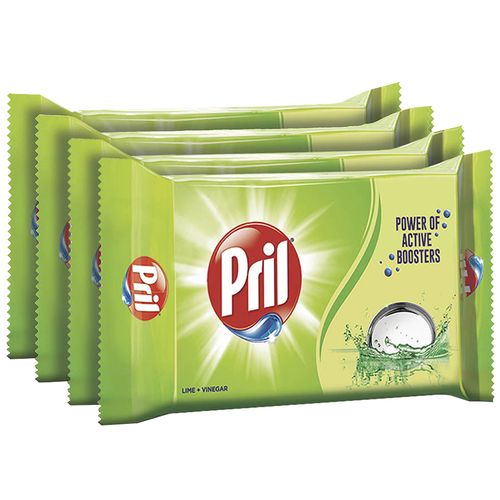 Pril Dishwash Bar - Perfect, 200 g Pack of 4