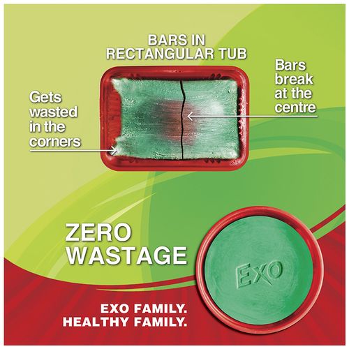 Exo Dishwash Bar - Anti-Bacterial, Round, 700 g Box