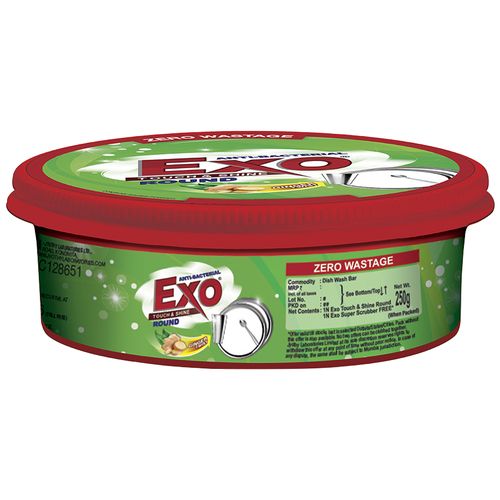 Exo Dish Wash - Round Anti Bacterial Withcyclozan, 250 g