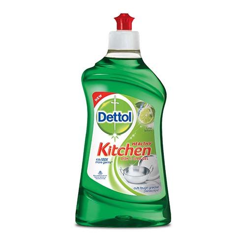 Dettol Dishwash Gel Liquid - Lime Splash, 400 ml