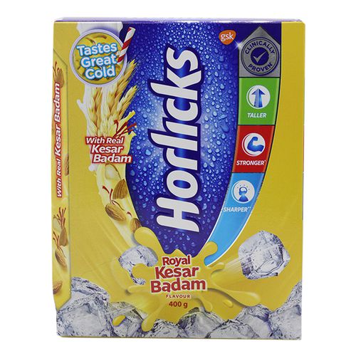 Horlicks Health & Nutrition Drink - Kesar Badam, 400 g