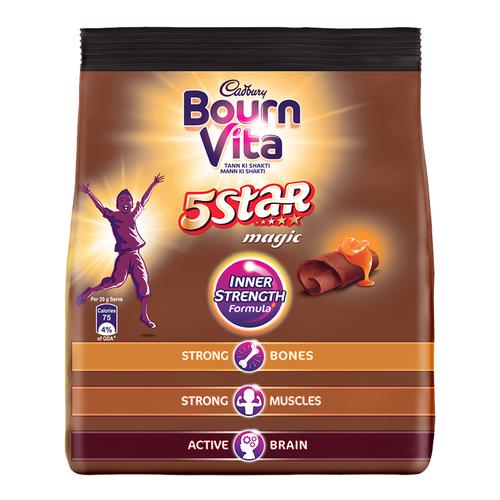 Cadbury Bournvita - 5 Star Magic, Chocolate Health Drink, 500 g Pouch