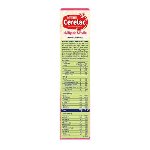 Nestle Cerelac Fortified Baby Cereal With Milk, Wheat - From 12 Months, 300 g 