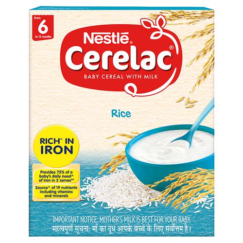 Nestle Cerelac Fortified Baby Cereal With Milk, Wheat - From 6 Months, 300 g 