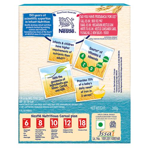 Nestle Cerelac Fortified Baby Cereal With Milk, Wheat - From 6 Months, 300 g 
