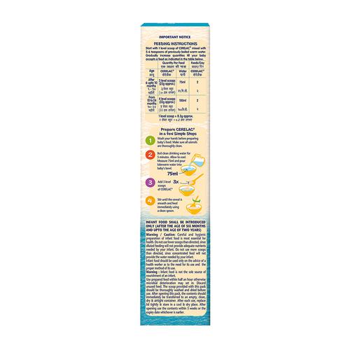 Nestle Cerelac Fortified Baby Cereal With Milk, Wheat - From 6 Months, 300 g 