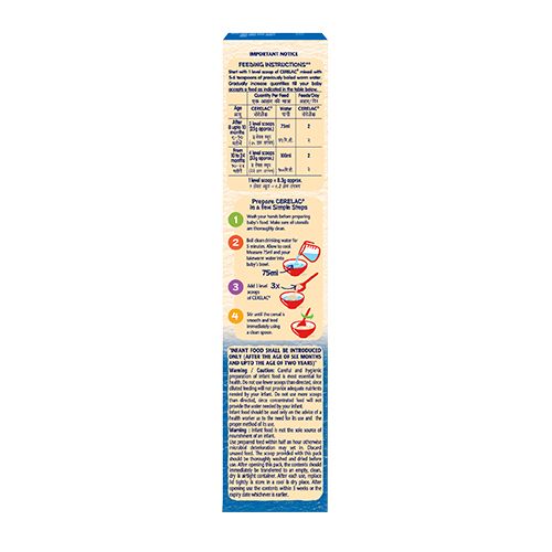 Nestle Cerelac Fortified Baby Cereal - With Milk, Rice & Vegetables, From 8 Months, 300 g 