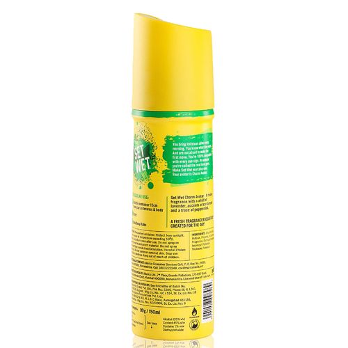 Set Wet Charm Avatar Deodorant Spray Perfume, 150 ml