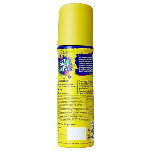 Set Wet Chill Avatar Deodorant Spray Perfume, 150 ml