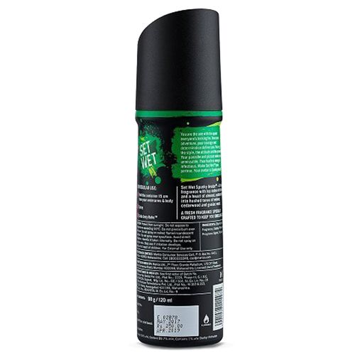 Set Wet Spunky Avatar Perfume Spray, 120 ml