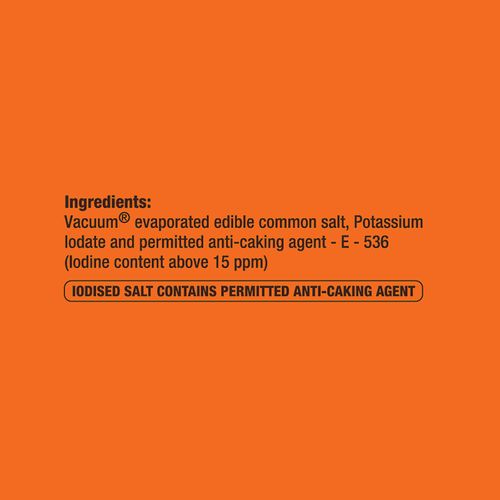 Tata Salt - Iodized, 1 kg Pouch