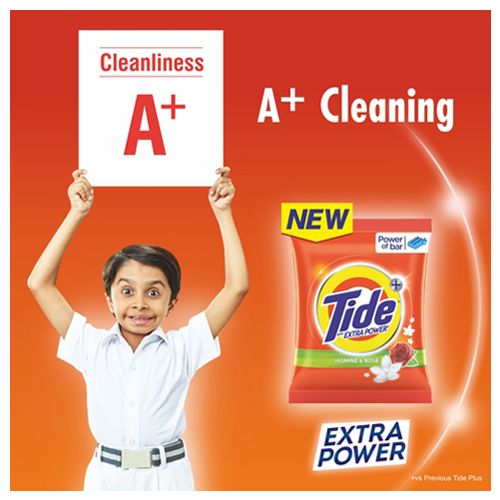 Tide Plus Detergent Washing Powder - Extra Power Jasmine & Rose, 2 kg