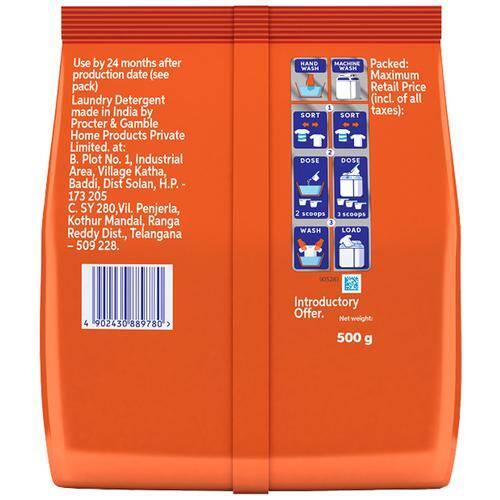 Tide Ultra 3 In 1 Clean Detergent Washing Powder, 500 g