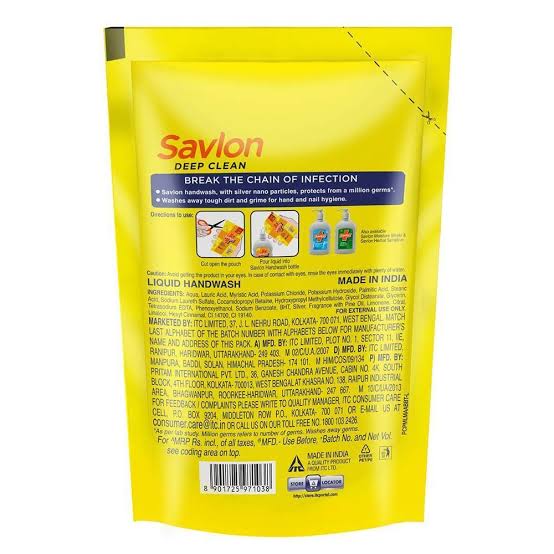 Savlon Deep Clean Germ Protection Hand Wash, 175 ml