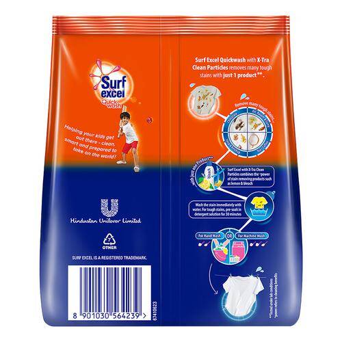 Surf Excel Quick Wash Detergent Powder, 500 g