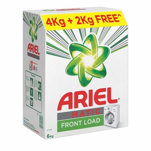 Ariel Matic Front Load Detergent Washing Powder, 4 kg (Get 2 kg Free)