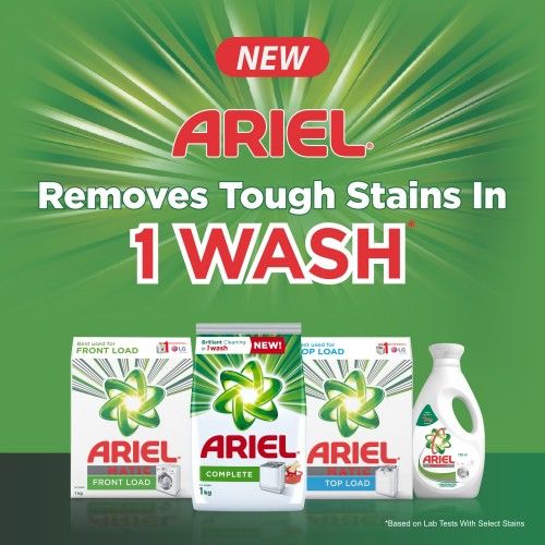 Ariel Matic Front Load Detergent Washing Powder, 4 kg (Get 2 kg Free)