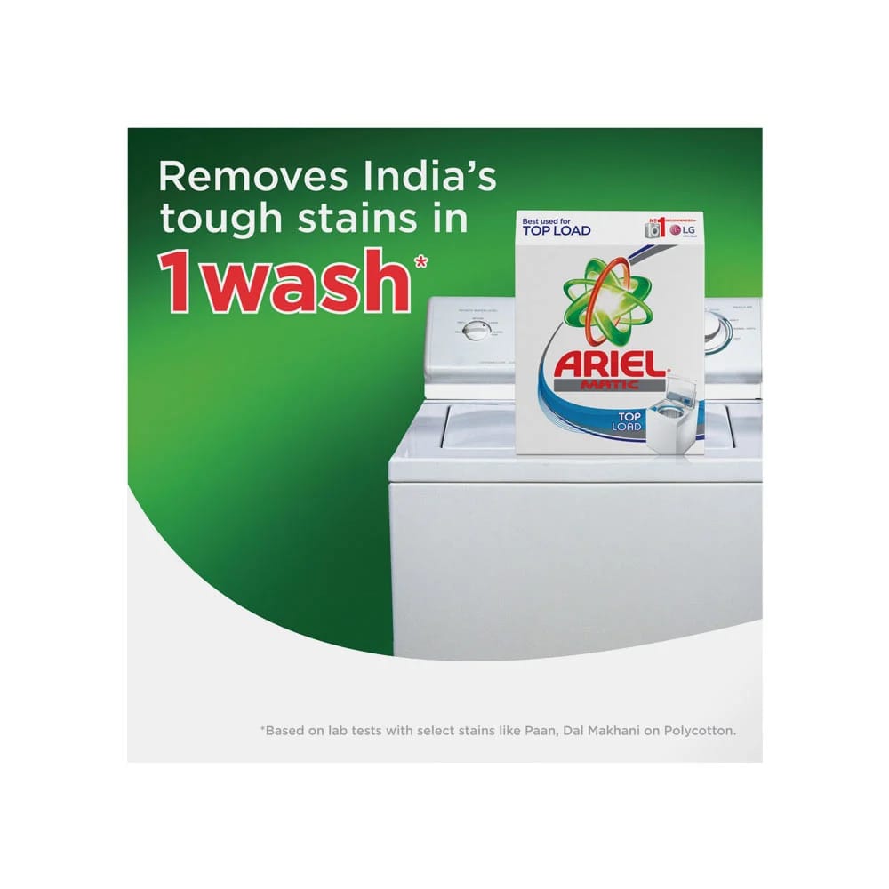 Ariel Matic Front Load Detergent Washing Powder, 4 kg (Get 2 kg Free)