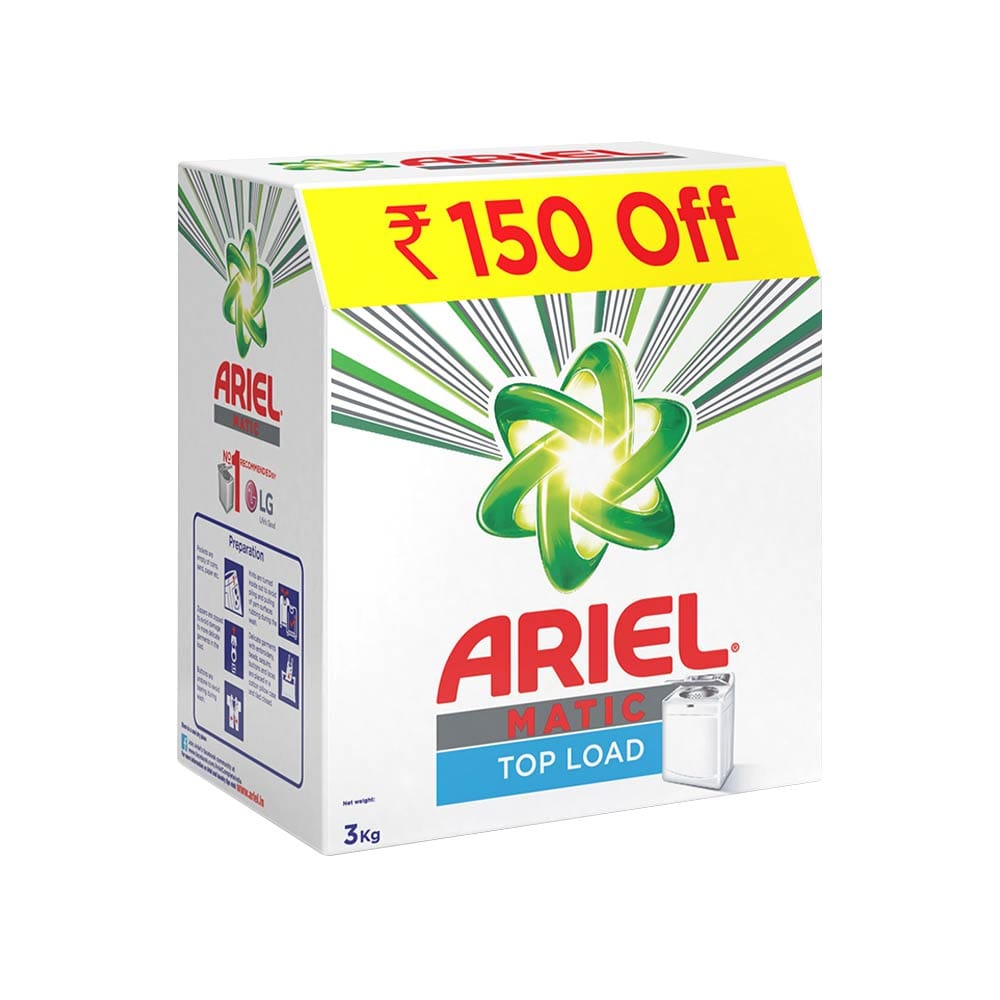 Ariel Matic Top Load Detergent Powder 3 Kg