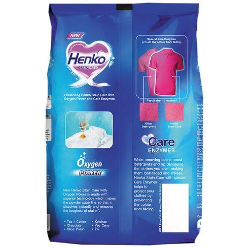 Henko DetergentÂ PowderÂ -Â StainÂ Care, 1 kg Pouch