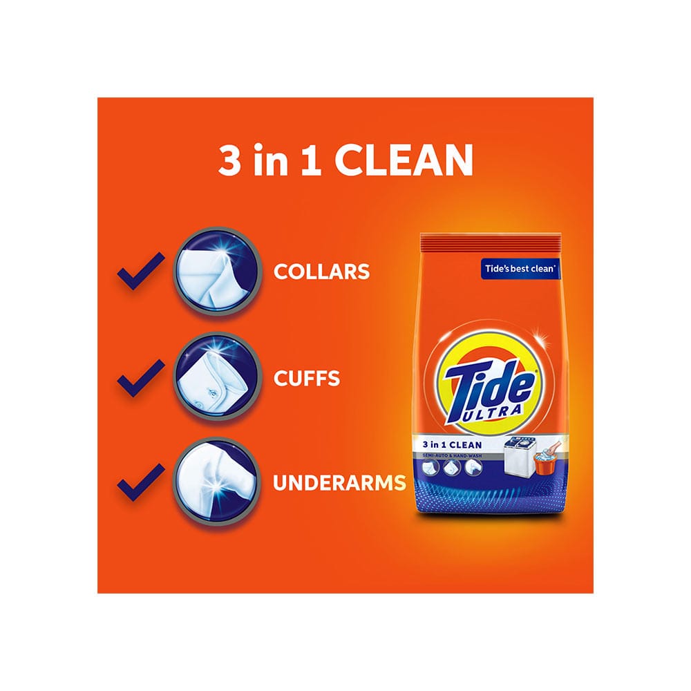 Tide Ultra 3 in 1 Detergent Powder 1 kg