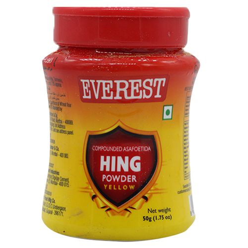 Everest Hing-Asafoetida Powder - Yellow, 50 g Jar