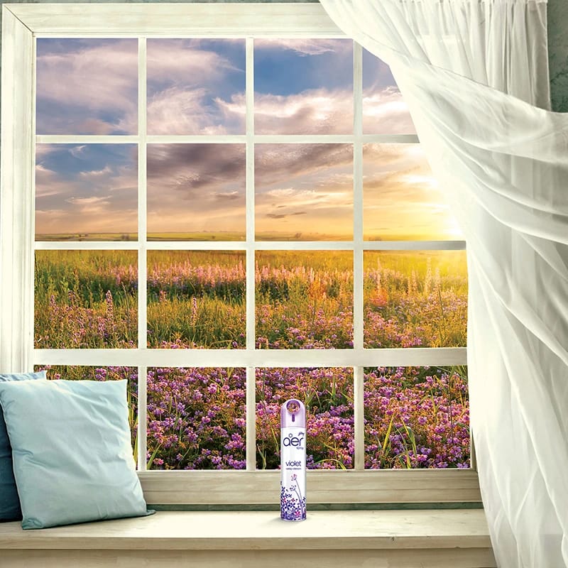 Godrej aer spray, home & office air freshener violet valley bloom 240ml
