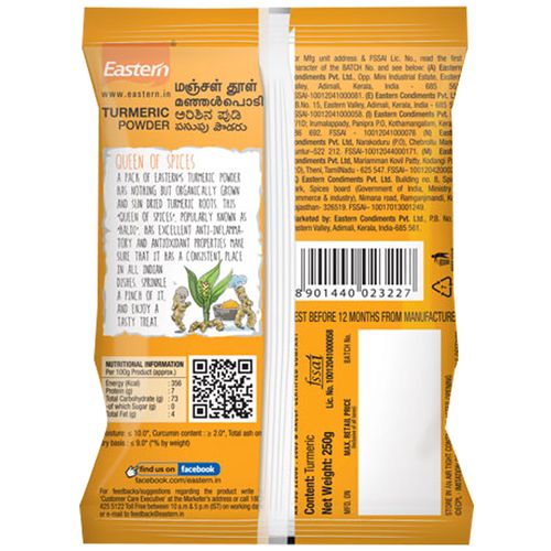 Eastern Powder - Turmeric, 250 g Pouch