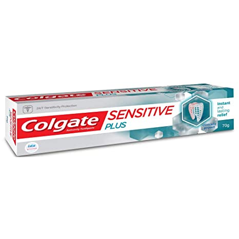 Colgate Toothpaste - Sensitive, Plus, 70 g