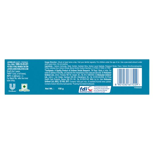 Pepsodent Toothpaste - Whitening, Cavity Protection,150 g