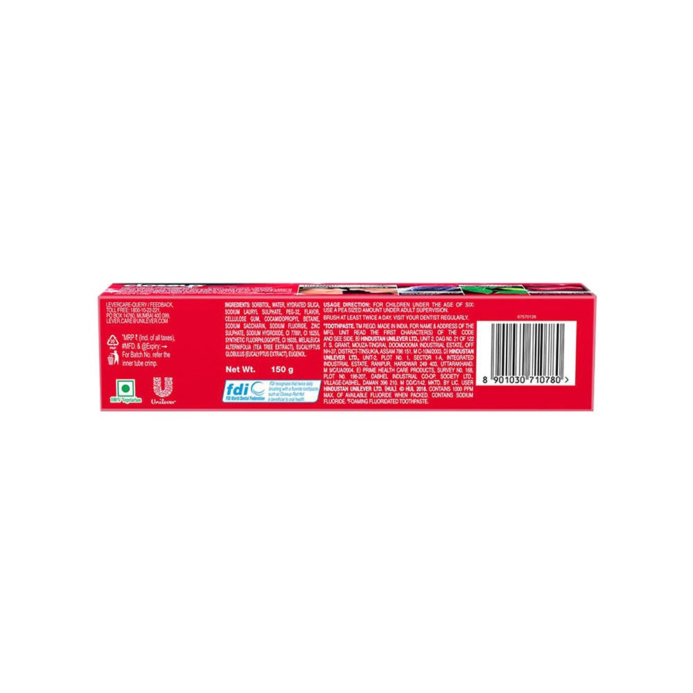 Closeup Ever Fresh Red Hot Gel Toothpaste, 150 g
