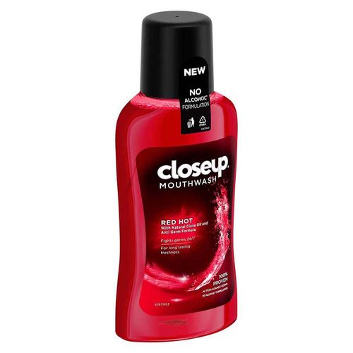 Closeup Red Hot Anti Germ Mouthwash, 250 ml